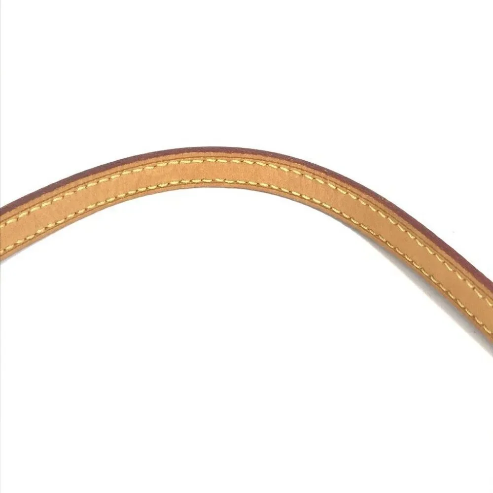 LOUIS VUITTON J52314 Shoulder strap Nume leather Beige